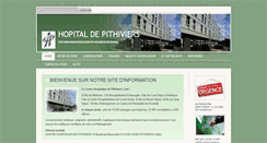 Desktop Screenshot of hopital-pithiviers.fr